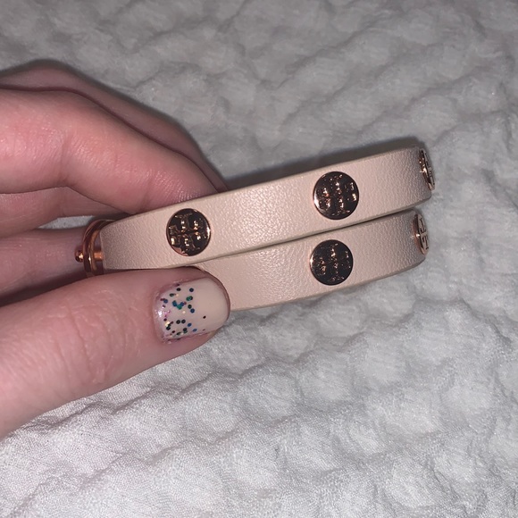Tory Burch Leather Wrap Bracelet - Picture 2 of 6